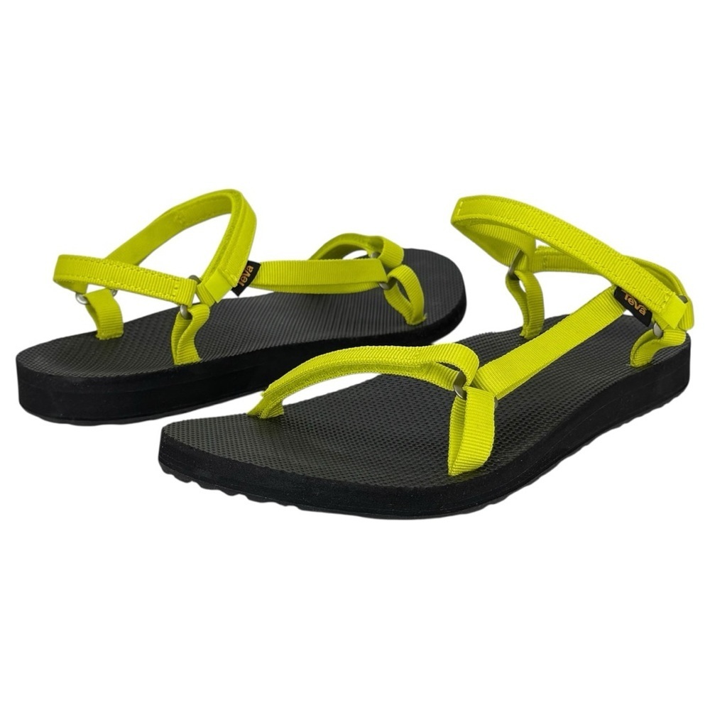 Teva Original Universal Slim Lime Green Womens Sandals Size 11M - Picture 9 of 12
